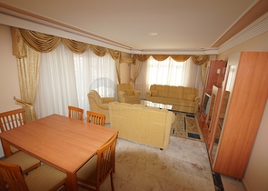 اطلالة بحر - شقة عائلية واسعة مفروشة - الانيا / مهموتلار 