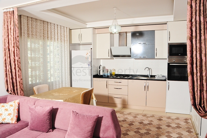 مساحة واسعة - غرفة وصالة مفروشة - مجمع 5 نجوم -في مهموتلار / الانيا 