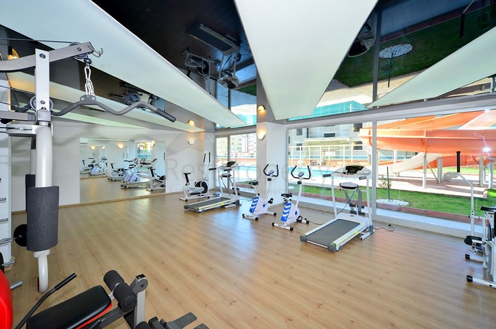 مساحة واسعة - غرفة وصالة مفروشة - مجمع 5 نجوم -في مهموتلار / الانيا 