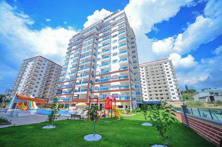 مساحة واسعة - غرفة وصالة مفروشة - مجمع 5 نجوم -في مهموتلار / الانيا 