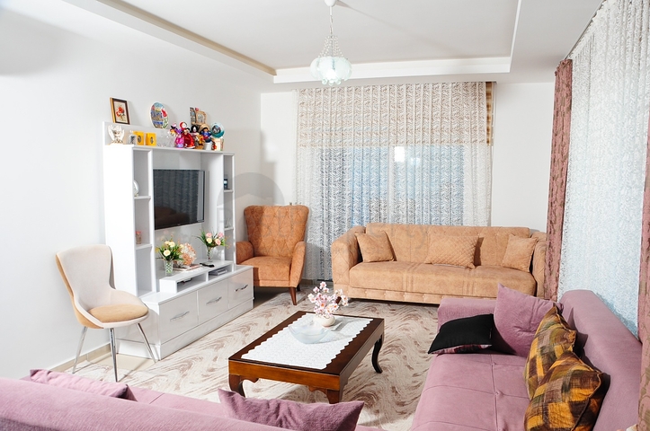 مساحة واسعة - غرفة وصالة مفروشة - مجمع 5 نجوم -في مهموتلار / الانيا 