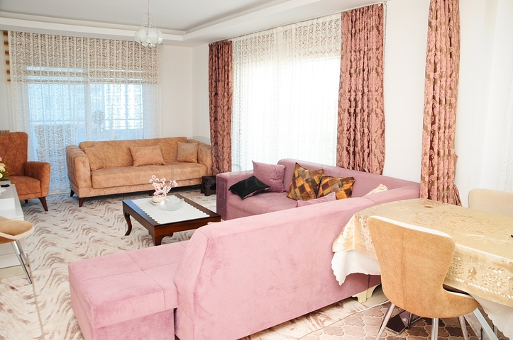 مساحة واسعة - غرفة وصالة مفروشة - مجمع 5 نجوم -في مهموتلار / الانيا 