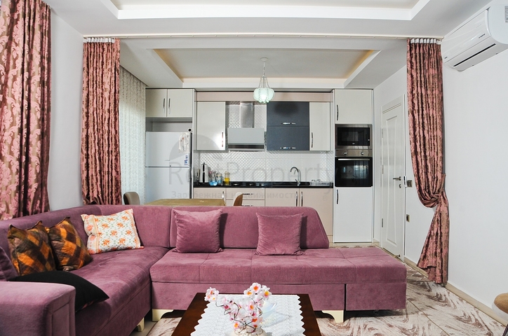 مساحة واسعة - غرفة وصالة مفروشة - مجمع 5 نجوم -في مهموتلار / الانيا 