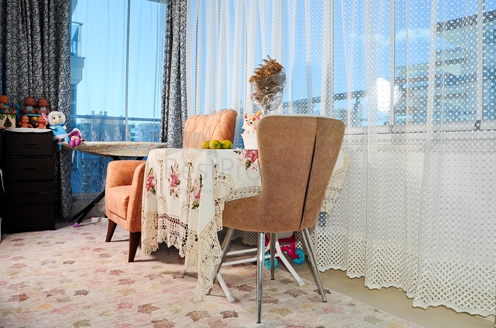 مساحة واسعة - غرفة وصالة مفروشة - مجمع 5 نجوم -في مهموتلار / الانيا 