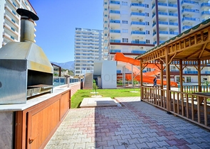 مساحة واسعة - غرفة وصالة مفروشة - مجمع 5 نجوم -في مهموتلار / الانيا 