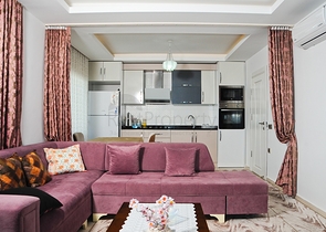 مساحة واسعة - غرفة وصالة مفروشة - مجمع 5 نجوم -في مهموتلار / الانيا 