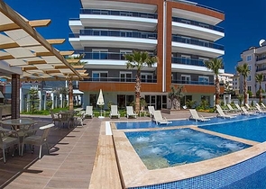 مجمع سكني فاخر - شقة 2 غرفة وصالة - في منطقة اوبا الراقية / الانيا 