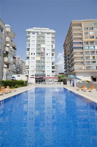 تصميم داخلي انيق - شقة غرفة وصالة ضمن مجمع سكني - مهموتلار / الانيا 