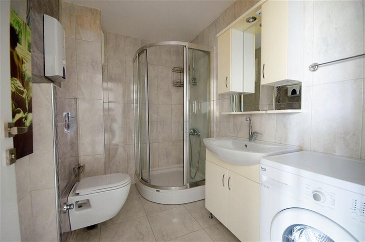 تصميم داخلي انيق - شقة غرفة وصالة ضمن مجمع سكني - مهموتلار / الانيا 