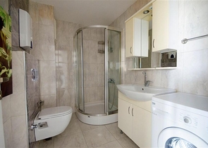 تصميم داخلي انيق - شقة غرفة وصالة ضمن مجمع سكني - مهموتلار / الانيا 