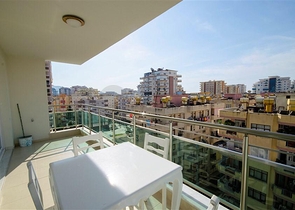 تصميم داخلي انيق - شقة غرفة وصالة ضمن مجمع سكني - مهموتلار / الانيا 