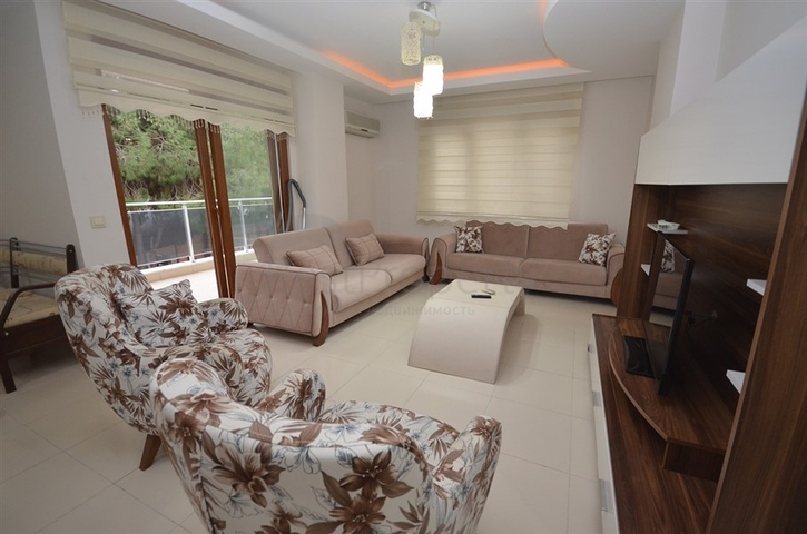 شقة مفروشة - تصميم غرفة وصالة - مجمع سكني قريب من البحر - مهموتلار / الانيا 