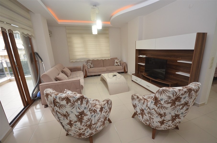 شقة مفروشة - تصميم غرفة وصالة - مجمع سكني قريب من البحر - مهموتلار / الانيا 