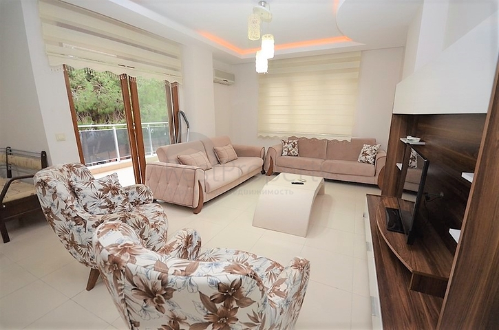 شقة مفروشة - تصميم غرفة وصالة - مجمع سكني قريب من البحر - مهموتلار / الانيا 