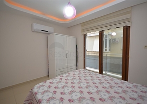 شقة مفروشة - تصميم غرفة وصالة - مجمع سكني قريب من البحر - مهموتلار / الانيا 