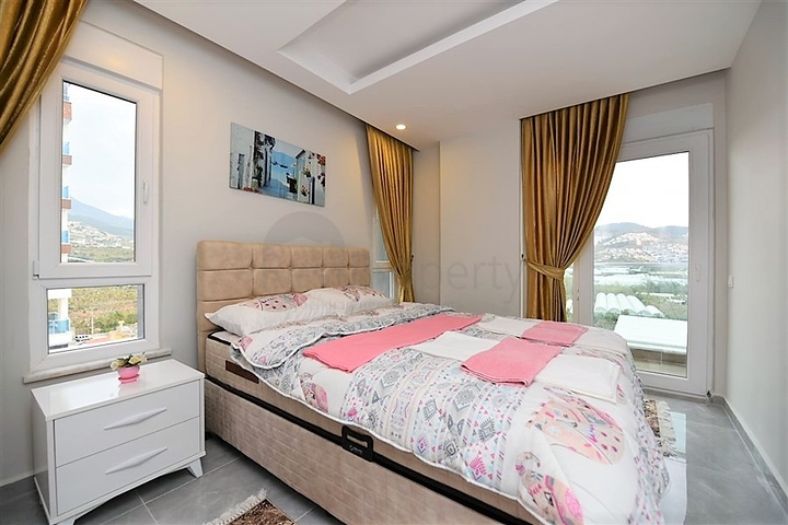 شقق مفروشة - بأسعار مناسبة - ضمن مجمع سكني قريب من البحر - مهموتلار / الانيا 