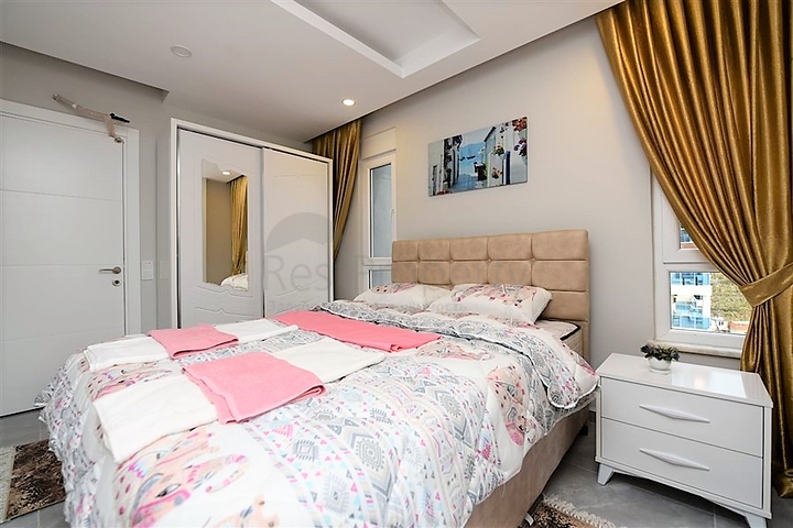 شقق مفروشة - بأسعار مناسبة - ضمن مجمع سكني قريب من البحر - مهموتلار / الانيا 