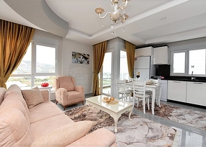 شقق مفروشة - بأسعار مناسبة - ضمن مجمع سكني قريب من البحر - مهموتلار / الانيا 