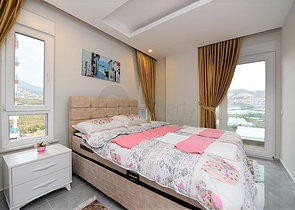 شقق مفروشة - بأسعار مناسبة - ضمن مجمع سكني قريب من البحر - مهموتلار / الانيا 