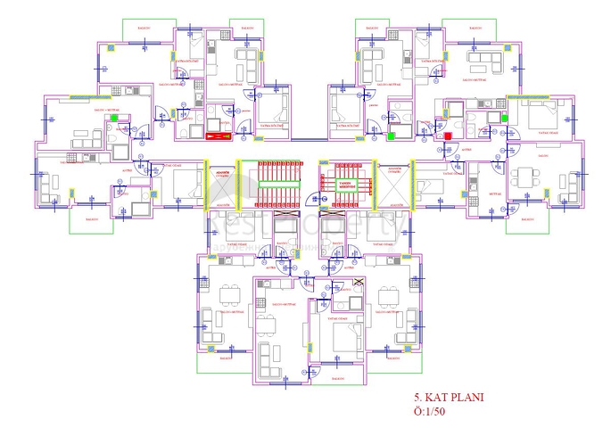 في مركز الانيا - مجمع سكني حديث قيد الانشاء -مع تسهيلات بالدفعات 