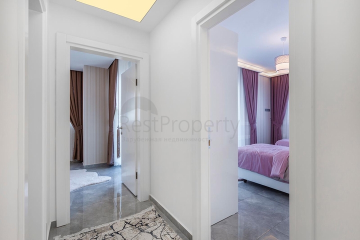 شقة غرفتين وصالة - ضمن مجمع يضم كافة الخدمات - مهموتلار/ الانيا  