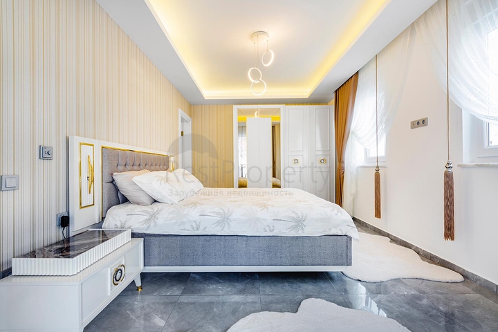 شقة غرفتين وصالة - ضمن مجمع يضم كافة الخدمات - مهموتلار/ الانيا  