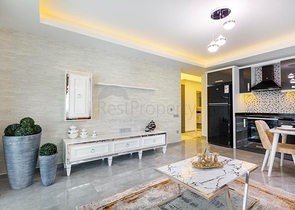 شقة غرفتين وصالة - ضمن مجمع يضم كافة الخدمات - مهموتلار/ الانيا  