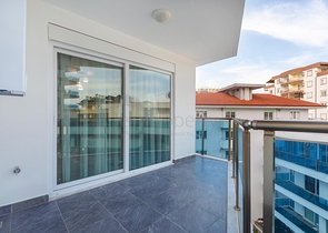 شقة غرفتين وصالة - ضمن مجمع يضم كافة الخدمات - مهموتلار/ الانيا  