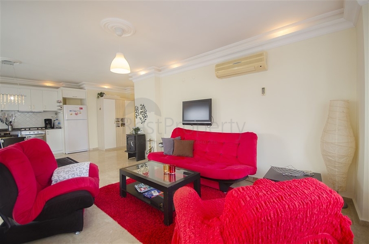 منطقة سكنية هادئة - شقة غرفتين وصالة مفروشة - في جيكجلي / الانيا 