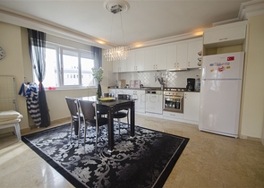 منطقة سكنية هادئة - شقة غرفتين وصالة مفروشة - في جيكجلي / الانيا 