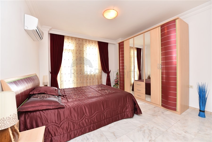 اطلالة بحر ساحرة - شقة غرفتين وصالة مفروشة - مجمع اول صف على البحر - مهموتلار / الانيا 