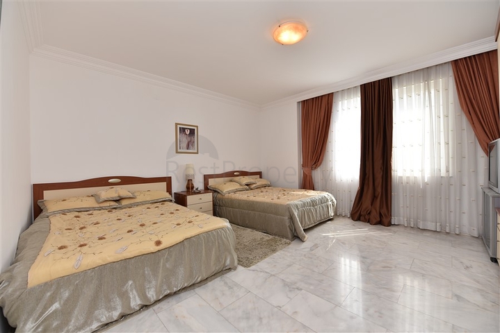 اطلالة بحر ساحرة - شقة غرفتين وصالة مفروشة - مجمع اول صف على البحر - مهموتلار / الانيا 