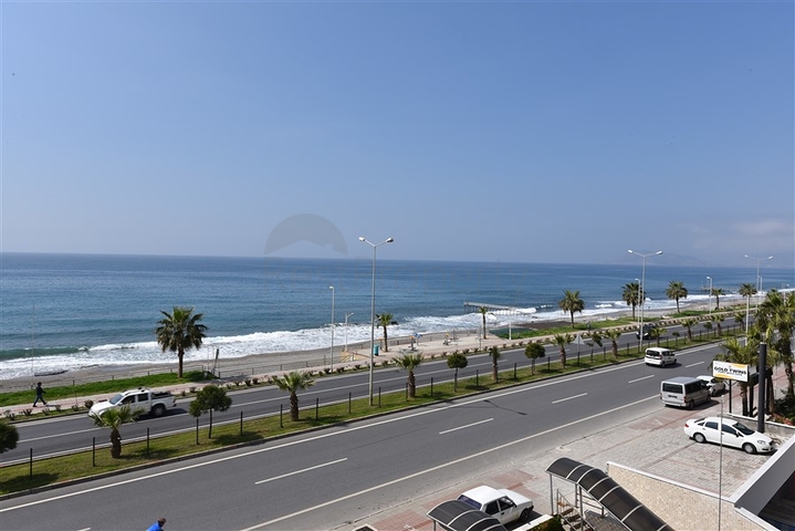 اطلالة بحر ساحرة - شقة غرفتين وصالة مفروشة - مجمع اول صف على البحر - مهموتلار / الانيا 