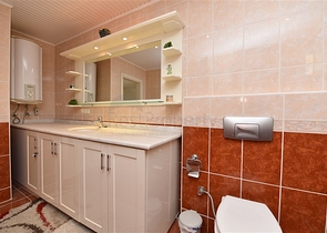 اطلالة بحر ساحرة - شقة غرفتين وصالة مفروشة - مجمع اول صف على البحر - مهموتلار / الانيا 