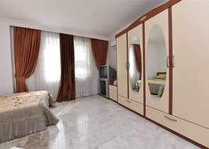 اطلالة بحر ساحرة - شقة غرفتين وصالة مفروشة - مجمع اول صف على البحر - مهموتلار / الانيا 