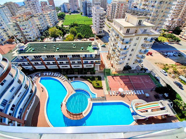 للمهتمين بالاستثمار - ضمن مجمع 5 نجوم - استديو  مفروش - مهموتلار / الانيا