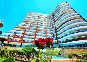 للمهتمين بالاستثمار - ضمن مجمع 5 نجوم - استديو  مفروش - مهموتلار / الانيا