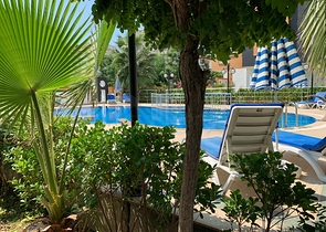 اطلالة بحر - ضمن منطقة كاستل الراقية - شقة غرفة وصالة مفروشة - الانيا 