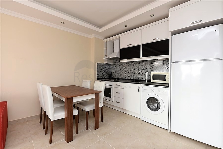 بسعر منافس جدا ! شقة غرفة وصالة مفروشة قريبة من البحر - مهموتلار / الانيا 