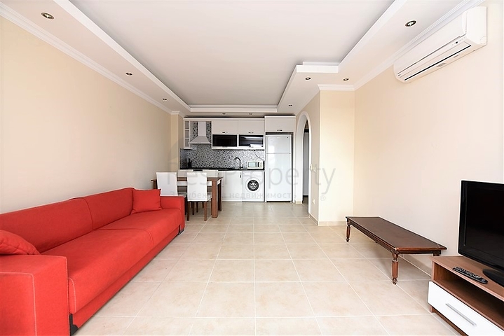 بسعر منافس جدا ! شقة غرفة وصالة مفروشة قريبة من البحر - مهموتلار / الانيا 