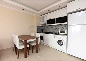 بسعر منافس جدا ! شقة غرفة وصالة مفروشة قريبة من البحر - مهموتلار / الانيا 