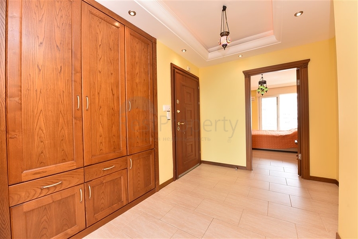 اطلالة بحر - شقة مفروشة من تصميم غرفتين وصالة - ضمن مجمع سكني - مهموتلار / الانيا 