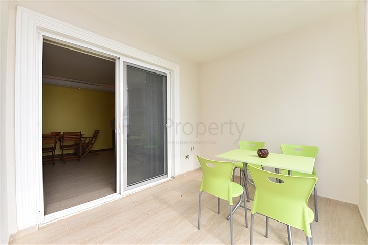 اطلالة بحر - شقة مفروشة من تصميم غرفتين وصالة - ضمن مجمع سكني - مهموتلار / الانيا 