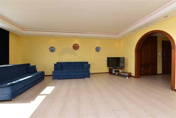 اطلالة بحر - شقة مفروشة من تصميم غرفتين وصالة - ضمن مجمع سكني - مهموتلار / الانيا 