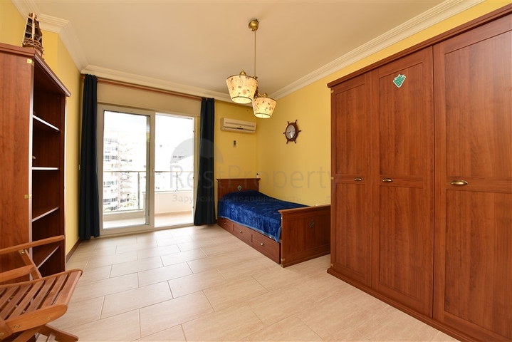 اطلالة بحر - شقة مفروشة من تصميم غرفتين وصالة - ضمن مجمع سكني - مهموتلار / الانيا 