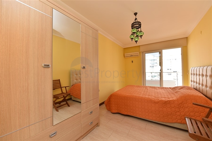 اطلالة بحر - شقة مفروشة من تصميم غرفتين وصالة - ضمن مجمع سكني - مهموتلار / الانيا 