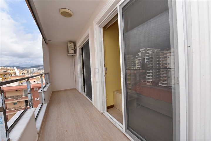 اطلالة بحر - شقة مفروشة من تصميم غرفتين وصالة - ضمن مجمع سكني - مهموتلار / الانيا 