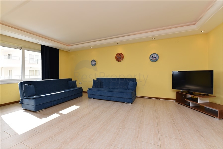 اطلالة بحر - شقة مفروشة من تصميم غرفتين وصالة - ضمن مجمع سكني - مهموتلار / الانيا 