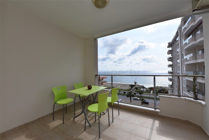 اطلالة بحر - شقة مفروشة من تصميم غرفتين وصالة - ضمن مجمع سكني - مهموتلار / الانيا 