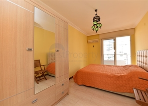 اطلالة بحر - شقة مفروشة من تصميم غرفتين وصالة - ضمن مجمع سكني - مهموتلار / الانيا 